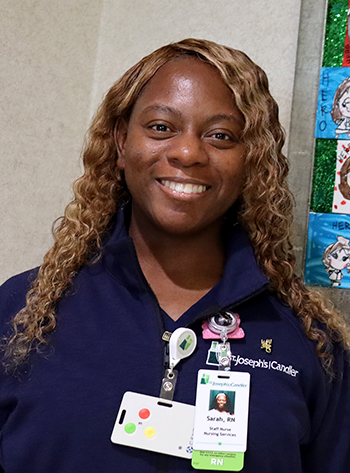 Candler Hospital nurse Sarah Brooks