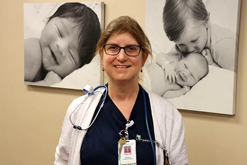 Tracy Storey, SJ/C Labor & Delivery nurse